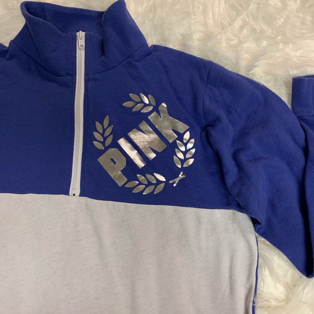 PINK quarter zip sweatshirt